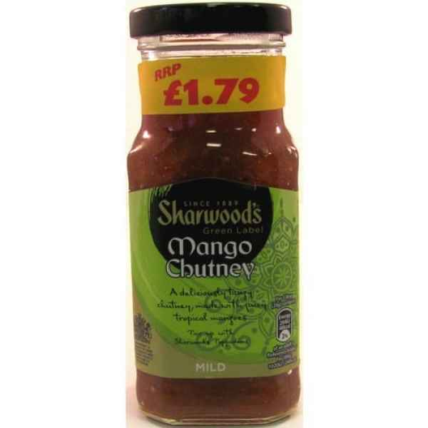 Sharwood’s Green Label Mango Chutney 227g PM