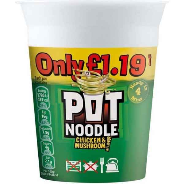 Pot Noodle Chicken & Mushroom PM