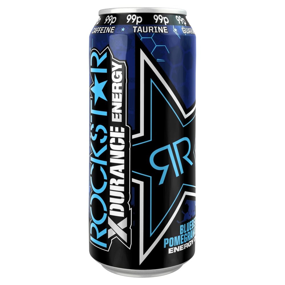 Rockstar Xdurance Blueberry, Pomegranate & Acai Energy Drink 500ml Can PM