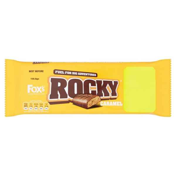 Fox’s 8 Rocky Caramel Bars 159.0g