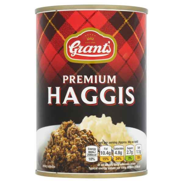 Grant’s Premium Haggis 392g tin