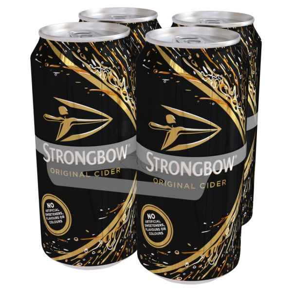 Strongbow Original Cider 4 x 440ml Cans