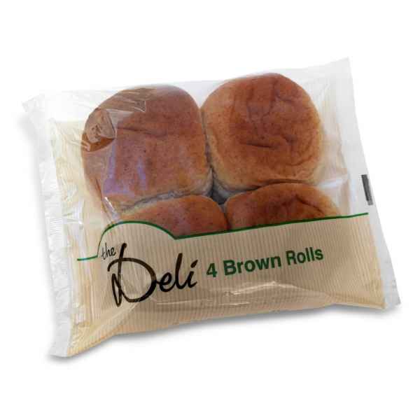 The Deli Brown Rolls 4 Pack