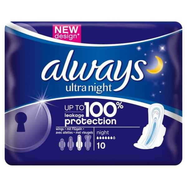 Always Sanitary Towels Ultra Night