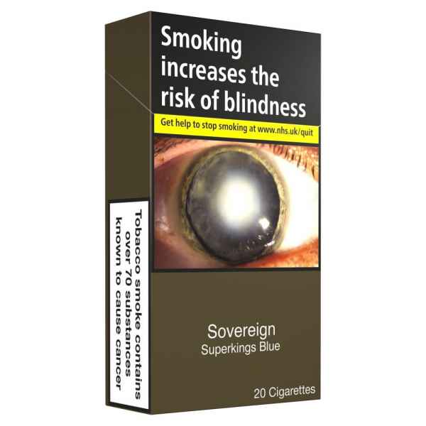 Sovereign Superkings Blue 20 Cigarettes