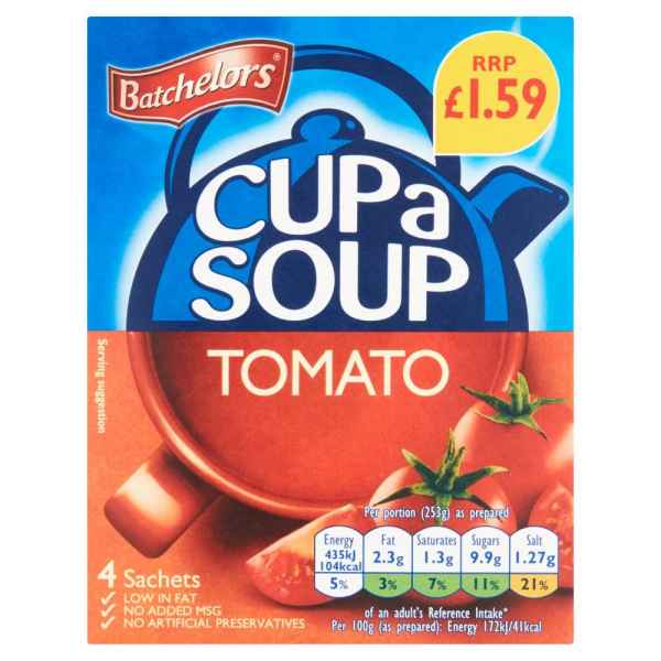 Cup a Soup Tomato 4 Sachets 93g