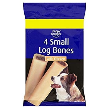Happy Shopper 4 Small Log Bones with Chicken 180g