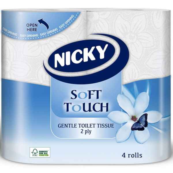 Nicky Soft Touch 4 Rolls
