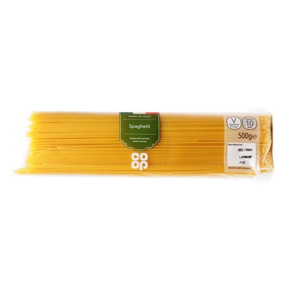Co Op Spaghetti 500gm