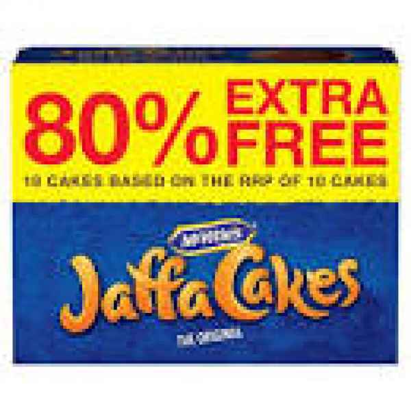 McVitie’s Jaffa Cakes Original 18 Pack 80% Extra Free