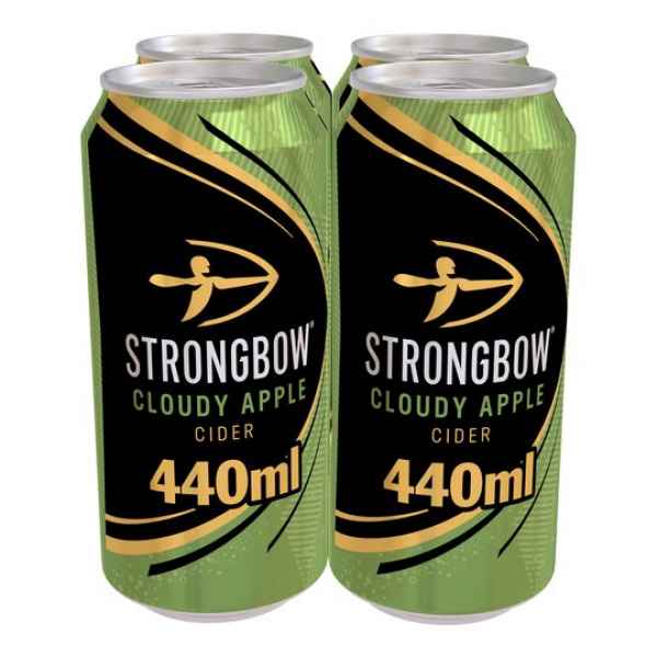 Strongbow Cloudy Apple Cider 4 X 440Ml
