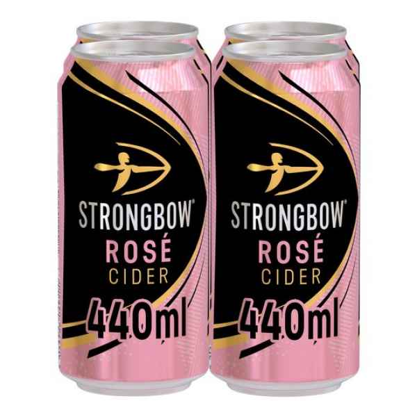 Strongbow Rose Cider 4 X 440Ml