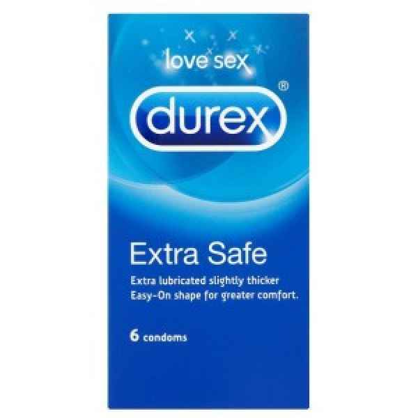 Durex Extra Safe Pack of 6 regular fit