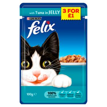 Felix with Tuna in Jelly 100g – 3 PACK