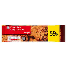 E/S CHOCOLATE CHIP COOKIES 150G