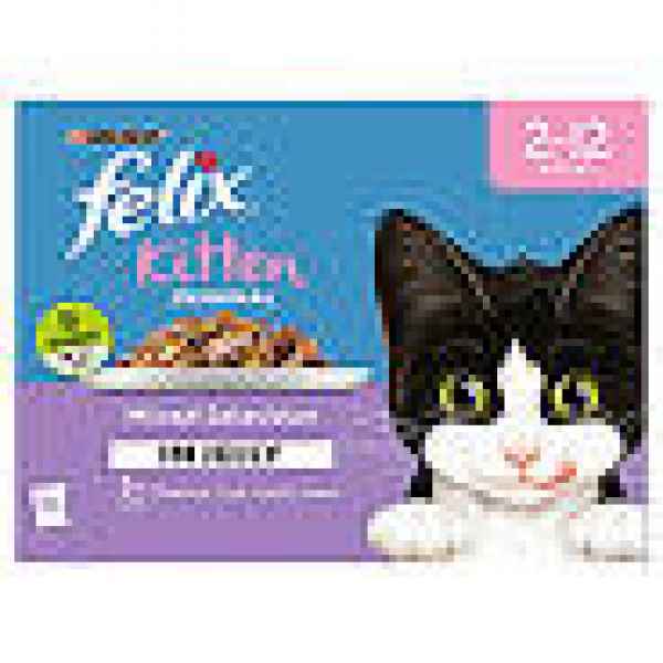 Felix Kitten Cat Food Mixed Selection In Jelly 12 pack